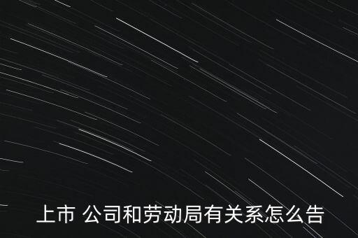 告上市公司怎么告,上市公司的財務狀況