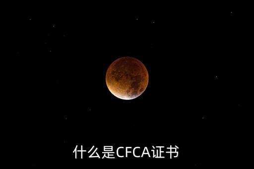 cfca證書有什么用，在辦理網(wǎng)上銀行的時候提到過CFCA 根證書請問這個證書是