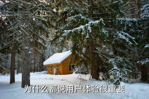 為什么都說用戶體驗很重要