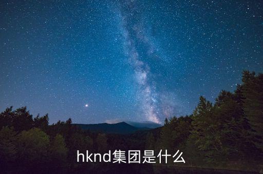 大利集團(tuán)是什么公司，hknd集團(tuán)是什么