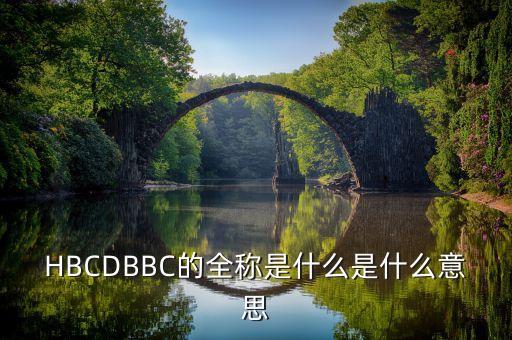 HBCDBBC的全稱是什么是什么意思