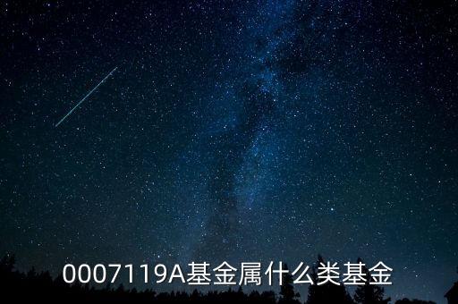 000974基金屬什么風格，0007119A基金屬什么類基金