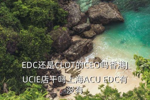 揚(yáng)杰電子董事長梁勤以前干什么的，EDC還是CLOT的CEO嗎香港JUCIE店干嗎上海ACU EDC有沒有