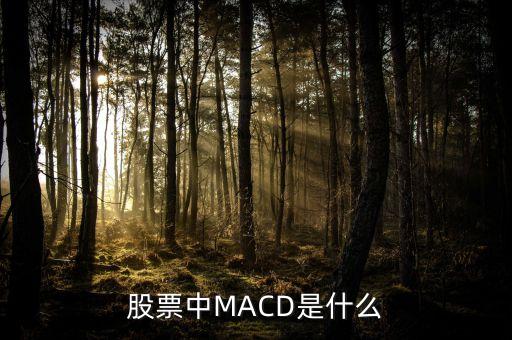 股市MACD線是什么意思，股票中MACD是什么意思