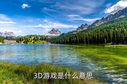 3D游戲是什么意思