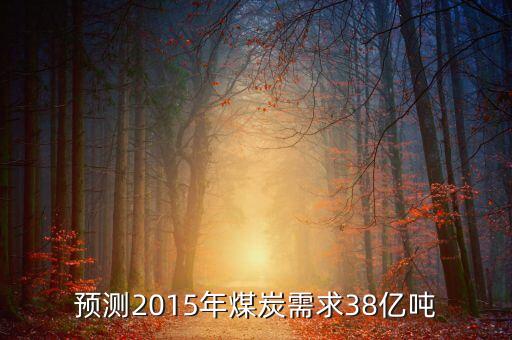 預(yù)測2015年煤炭需求38億噸