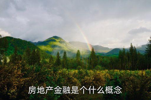 什么是金融地產(chǎn)，金融地產(chǎn)是什么