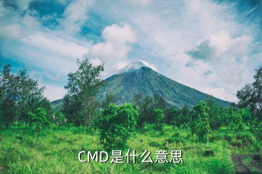 cmd是什么單位，cmd是什么