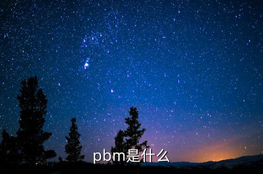 pbm是什么意思，pbm是什么