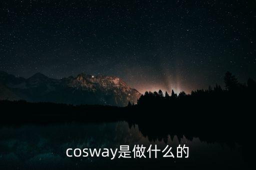 普路通是做什么的，cosway是做什么的