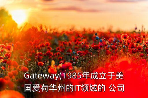 Gateway(1985年成立于美國愛荷華州的IT領域的 公司