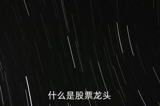 什么是股票龍頭