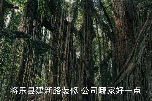 將樂縣建新路裝修 公司哪家好一點(diǎn)