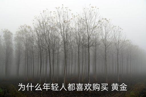 為什么年輕人都喜歡購買 黃金