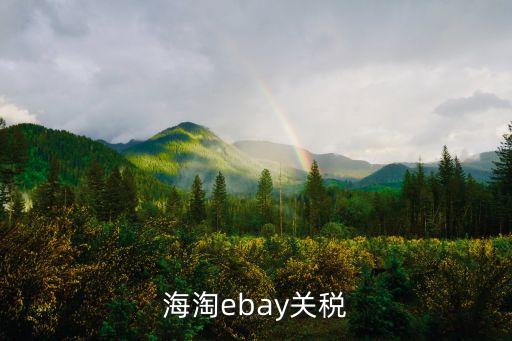 海淘ebay關(guān)稅