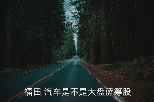  福田 汽車是不是大盤藍籌股