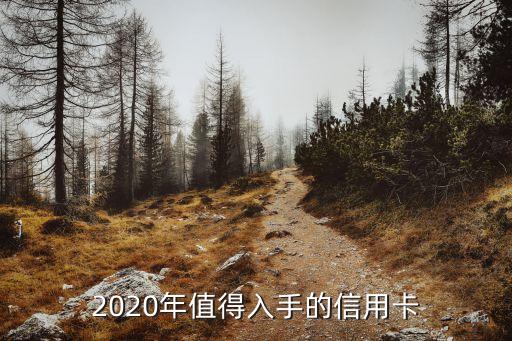 2020年值得入手的信用卡