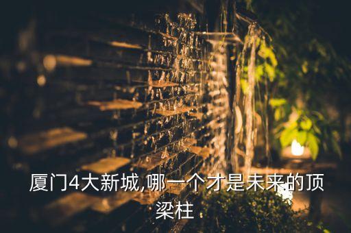  廈門(mén)4大新城,哪一個(gè)才是未來(lái)的頂梁柱