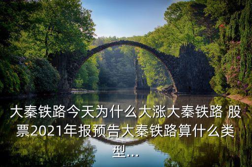 大秦鐵路今天為什么大漲大秦鐵路 股票2021年報預(yù)告大秦鐵路算什么類型...