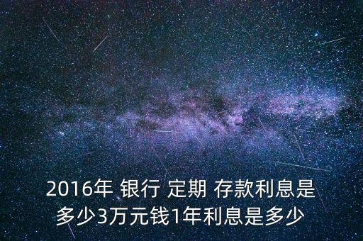 2016年銀行定期存款,2023年各銀行定期存款