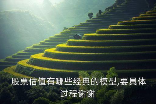  股票估值有哪些經(jīng)典的模型,要具體過程謝謝