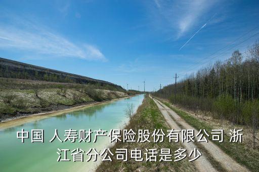 中國 人壽財產(chǎn)保險股份有限公司 浙江省分公司電話是多少