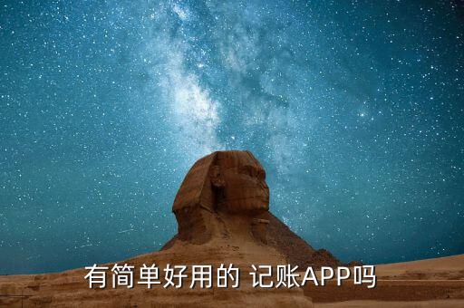 有簡(jiǎn)單好用的 記賬APP嗎