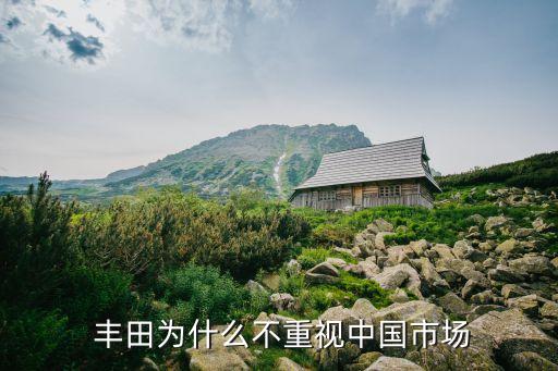  豐田為什么不重視中國市場