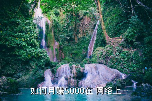 如何月賺5000在 網(wǎng)絡(luò)上