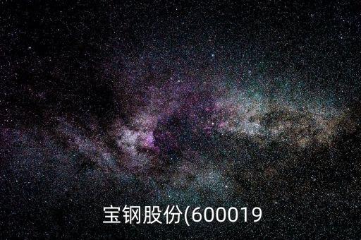  寶鋼股份(600019