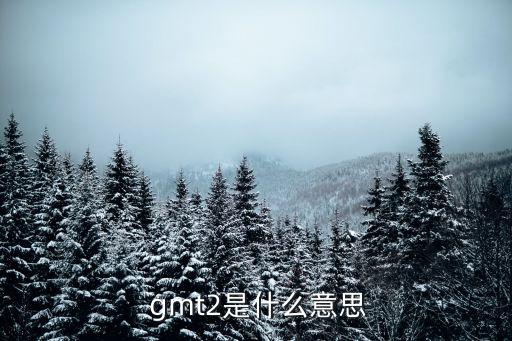  gmt2是什么意思