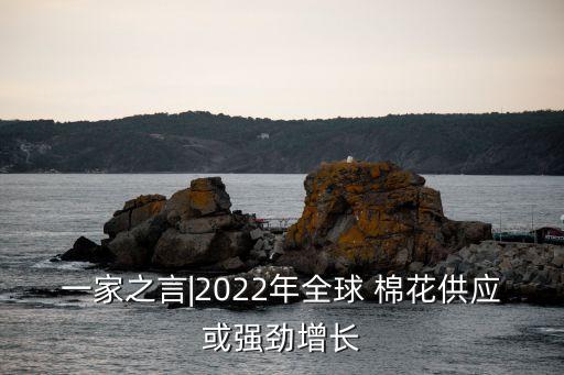 一家之言|2022年全球 棉花供應(yīng)或強(qiáng)勁增長