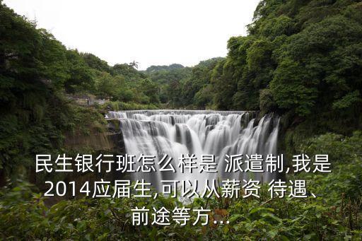  民生銀行班怎么樣是 派遣制,我是2014應(yīng)屆生,可以從薪資 待遇、前途等方...