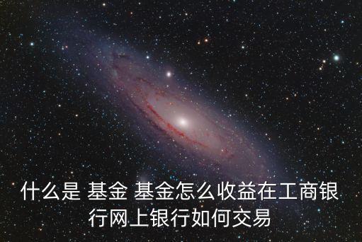 什么是 基金 基金怎么收益在工商銀行網(wǎng)上銀行如何交易