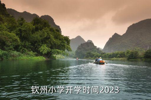 欽州小學開學時間2023