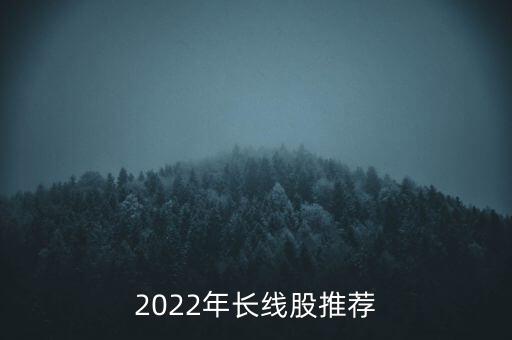 2022年長線股推薦