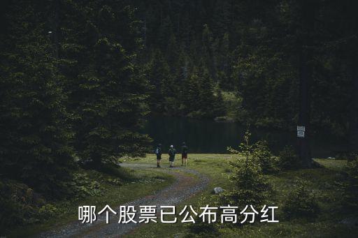 哪個股票已公布高分紅