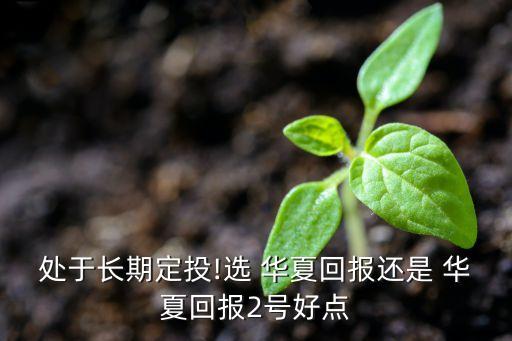 處于長期定投!選 華夏回報(bào)還是 華夏回報(bào)2號(hào)好點(diǎn)