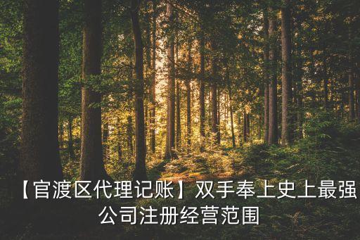 【官渡區(qū)代理記賬】雙手奉上史上最強(qiáng)公司注冊(cè)經(jīng)營(yíng)范圍