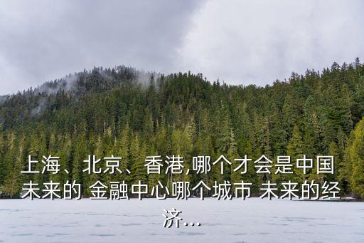 上海、北京、香港,哪個(gè)才會是中國 未來的 金融中心哪個(gè)城市 未來的經(jīng)濟(jì)...