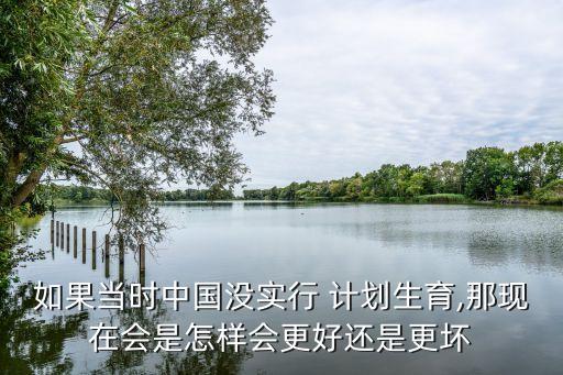 如果當(dāng)時(shí)中國(guó)沒(méi)實(shí)行 計(jì)劃生育,那現(xiàn)在會(huì)是怎樣會(huì)更好還是更壞