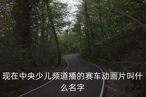 現(xiàn)在中央少兒頻道播的賽車動畫片叫什么名字