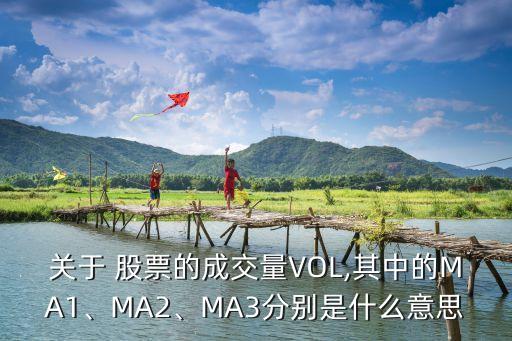 關(guān)于 股票的成交量VOL,其中的MA1、MA2、MA3分別是什么意思