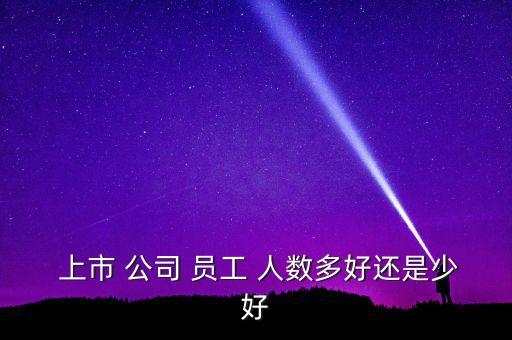 上市公司員工人數(shù)限制,員工人數(shù)最少的上市公司