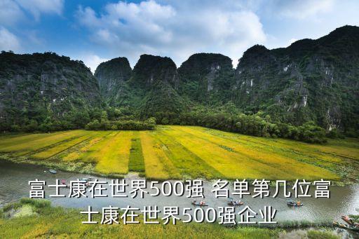 富士康在世界500強 名單第幾位富士康在世界500強企業(yè)