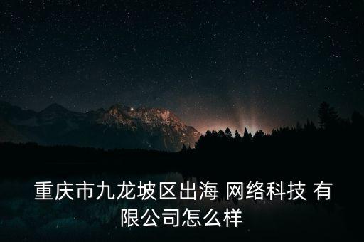  重慶市九龍坡區(qū)出海 網(wǎng)絡科技 有限公司怎么樣