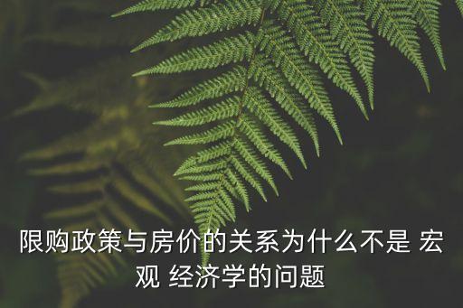 宏觀經(jīng)濟學買房投資消費,為什么買房不是消費而是投資