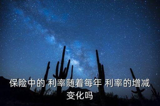 利率上升對保險公司的影響