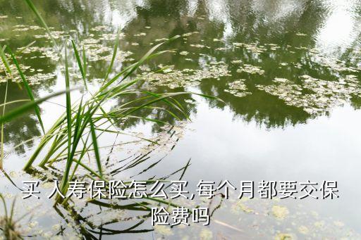 買 人壽保險(xiǎn)怎么買,每個(gè)月都要交保險(xiǎn)費(fèi)嗎