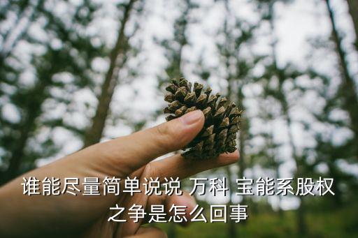 寶能集團和萬科的關(guān)系,卓越集團和萬科是什么關(guān)系